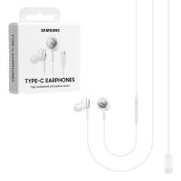 [b9819] CUFFIE SAMSUNG HEADPHONE  Type C connector EO-IC100BWEGEU White In Blister