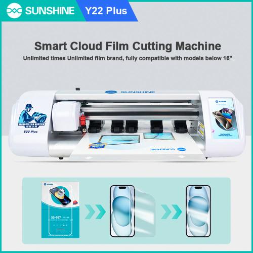 [y2645] PLOTTER SUNSHINE Y22-PLUS MACCHINA DA TAGLIO PER PELLICOLE PROTETTIVE IDROGEL FINO 16 POLLICI