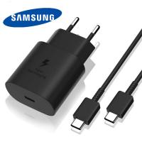 [b10115] CARICABATTERIE Wall Charger Samsung TA800NB 25W 1x Type-C with Type-C Cable Black Bulk