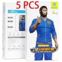 [t3530] PELLICOLA VETRO TEMPERATO Blueo 2.5D Full Cover Tempered Glass 5 Pcs Honor X40i / XIAOMI Redmi Note 12 4G In Blister